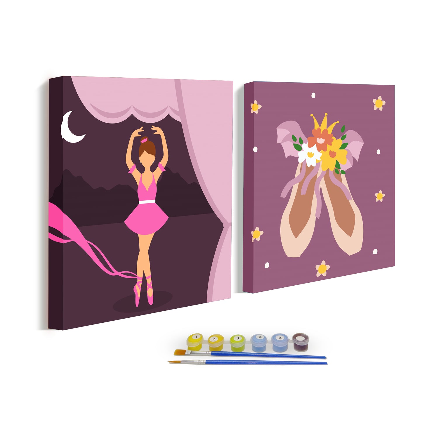 Kit de peinture par numéros ColorOki ORIGINALS « Ballerine »